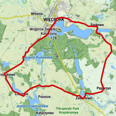 powiat sępoleński - Kościół pw. Świętej Trójcy - Więcbork - Plebanka