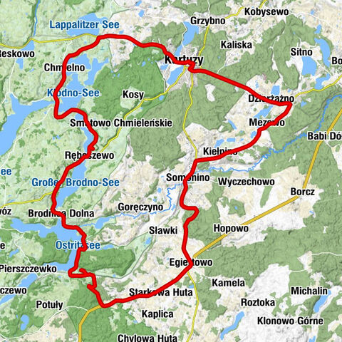 Piekło - Sobótka - Szpiczasta Góra - powiat kartuski