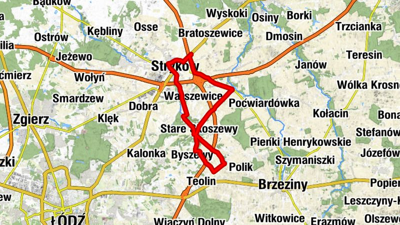 Lipka - Sanktuarium Wniebowzięcia Najświętszej Maryi Panny i św. Barbary - Stryków - Kościół Matki Boskiej Szkaplerznej i św. Wojciecha