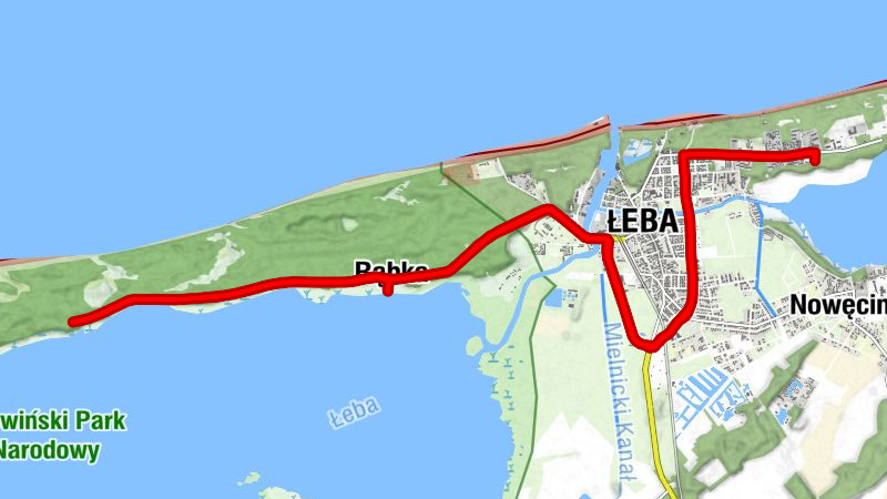 Łeba - Rąbka - Karczma Słowińska Wydma
