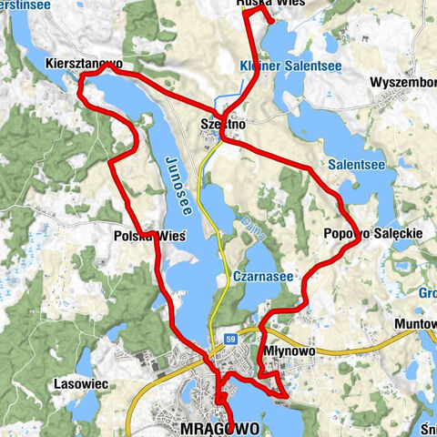 Ruska Wieś - Kościół pw. Świętego Wojciecha - Kościół św. Krzyża - Kościół pw. Świętego Krzyża