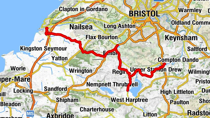 Clevedon - Chew Stoke Methodist Church - Sacred Heart Church - Publow