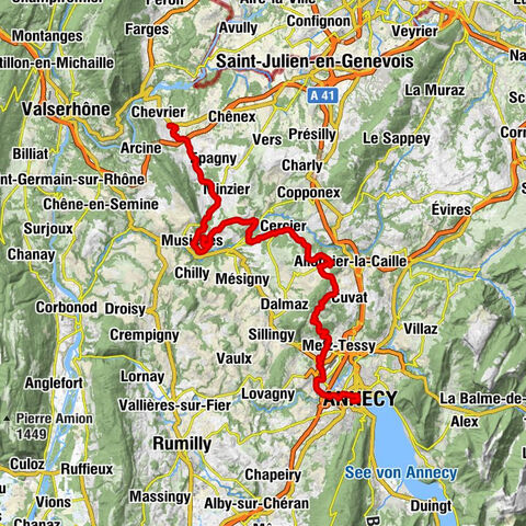 Vulbens - Église Saint-Denis - Le Mont de Musièges - Annecy