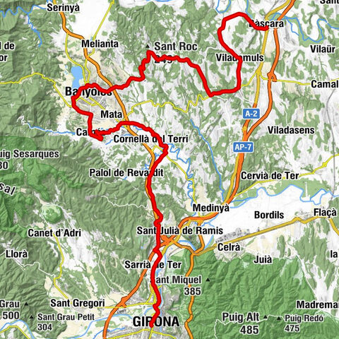 Bàscara - Sant Sadurní de Vilavenut - Sant Esteve de Sords - Girona