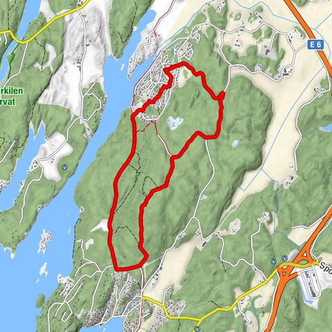 Halden - Røsnesåsen - Røsneskilen