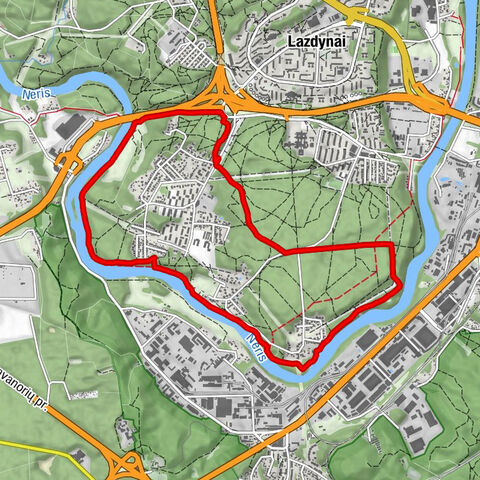 Lazdynų seniūnija - Pramoninė panorama - Vilnius - Senamiesčio seniūnija