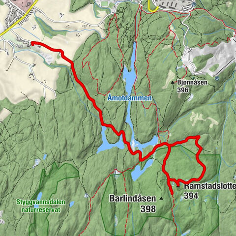 Lørenskog - Lille Østby - Lillestrøm - Ramstadslottet