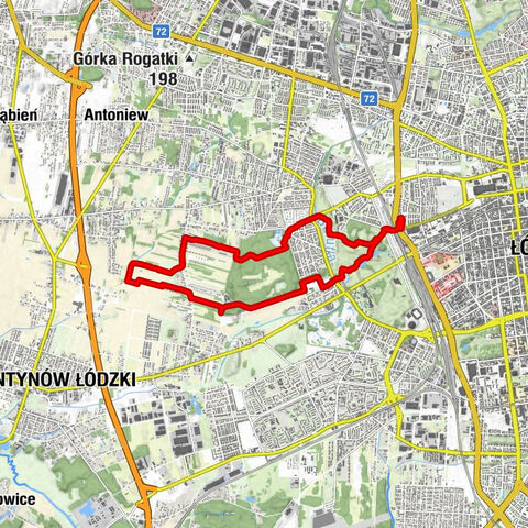 Zdrowie - „Wzgórze Trzech Wież” - Złotno Stare - Łódź