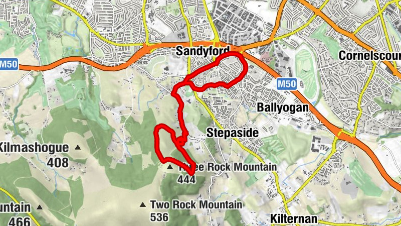 Dundrum-Balally DED 1986 - Sandyford - Lamb's Cross - Balally