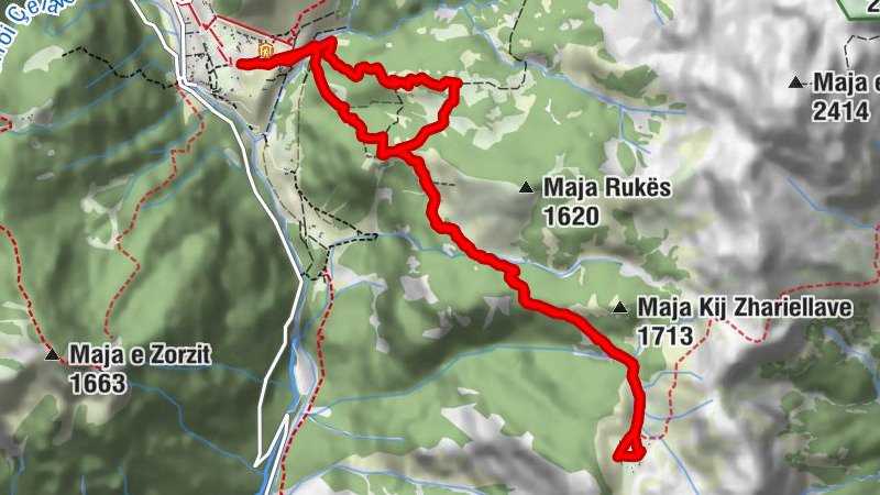 Fusha e Denellit schöne Hochebene bei Theth