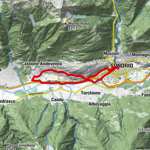 Sondrio - Triasso - Castione Andevenno