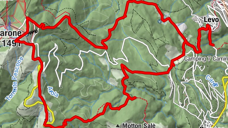 Levo, Piemont/Italien Rundweg über Mottarone - toller Ausblick auf mehrere Seen