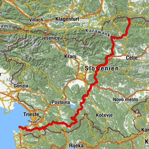 European Long- distance Path E6- slovenian part
