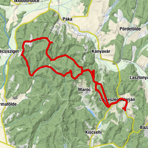 Délualai csavargás Lispe - HáromSzentek - Márok - Vétyem - Lispe