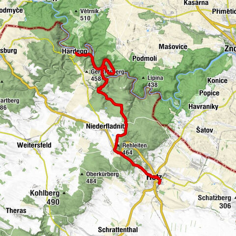 07 Grenzlandweg, 10. Etappe: Hardegg - Retz