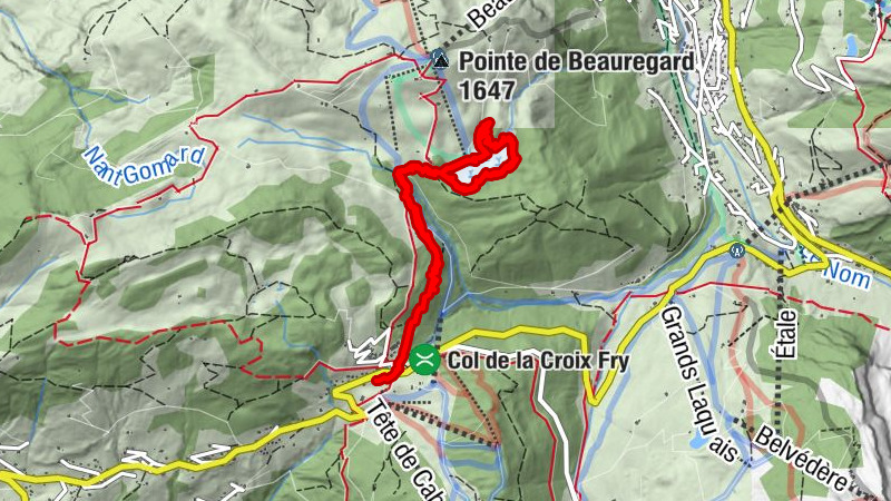 Manigod, col de la Fry - Beauregard