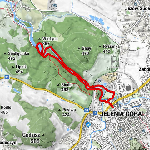 Hirschberg - Bober Rundwanderweg am Wasser