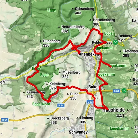 Viadukt Wanderweg - Hermannshöhen Tourentipp 14