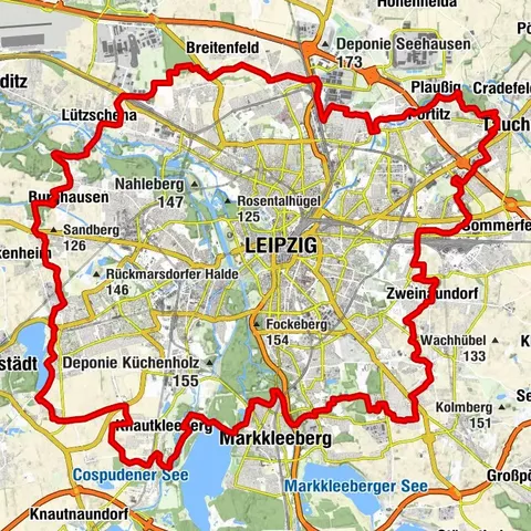 Wanderweg Rund-um-Leipzig