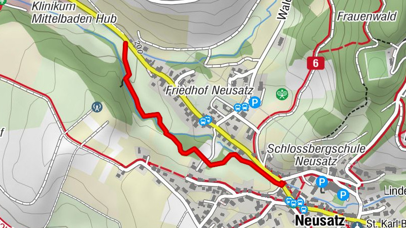 Unterer Muhrbachpfad nicht barrierefrei