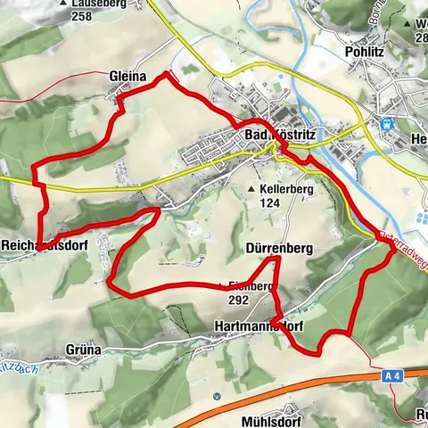 Durch die Streuobstwiesen bei Bad Köstritz