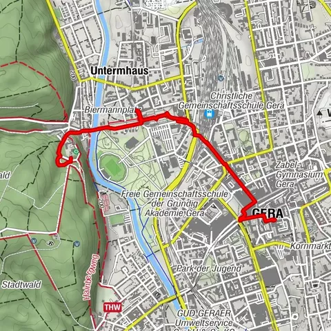 Kulturweg der Vögte: Stadtspaziergang Gera