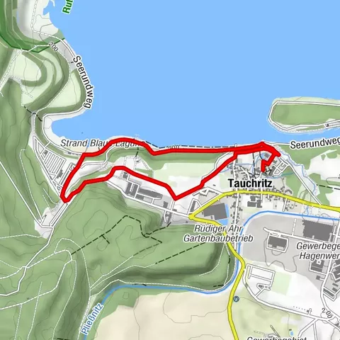 Relaxed round at the southern shore of Berzdorf Lake, Görlitz