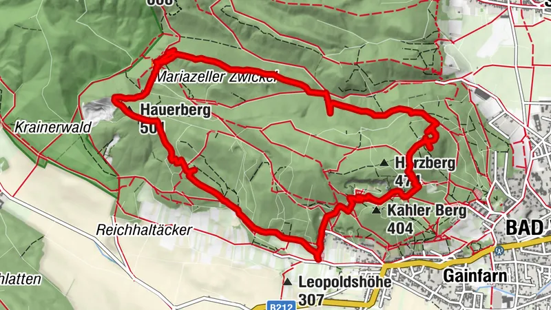 Jubiläumskreuz, Vöslauerhütte, Franz J. Jubiläumswarte, Harzburg Hütte, Roverhütte, Straußgrube Kreuz, B.Vöslau.Gainfarn, Niederösterreich