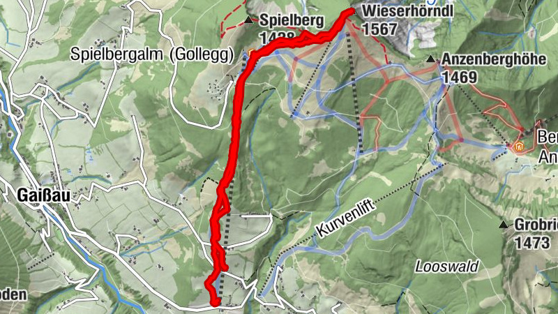 Wieserhörndl - Skigebiet Gaissau Hintersee