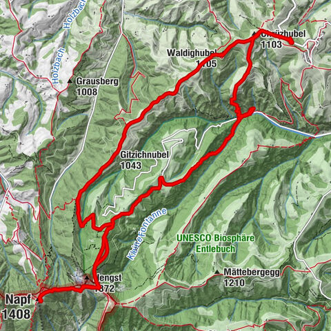 Menzberg - Napf - Menzberg