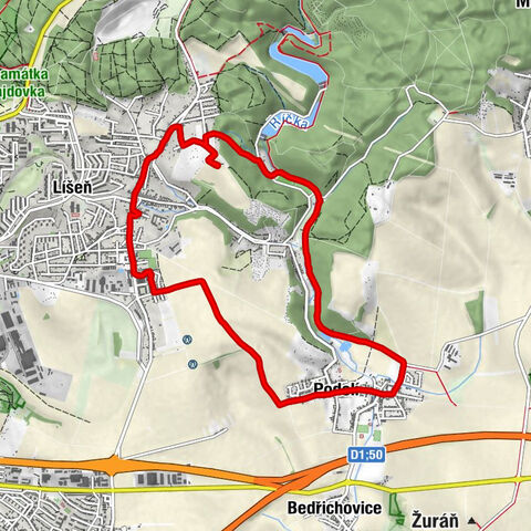 Desítka Podolí-Kostelíček