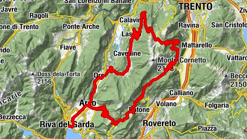 Monte Velo - Passo Santa Barbara - Monte Bondone