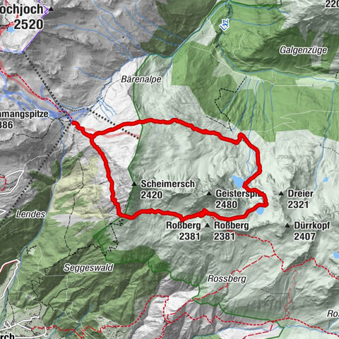 Alpgues circular route