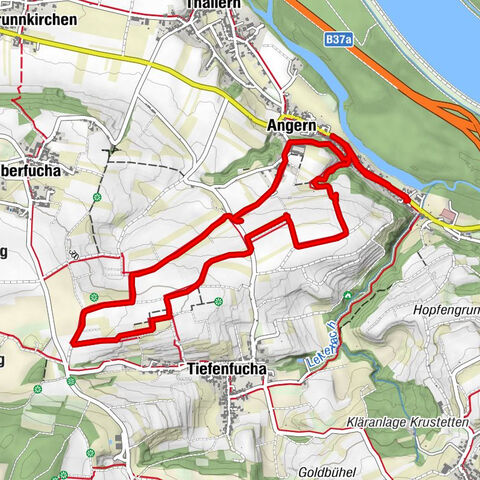 Wachauer Marillenerlebnisweg, Krems-Angern