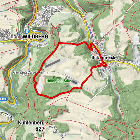 Above the clouds towards Wildberg