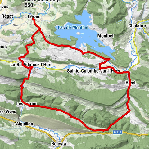 Cycling route - In the land of horn