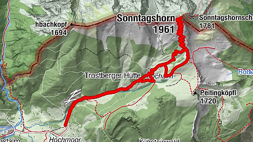Heutal-Hochalm-Sonntagshorn