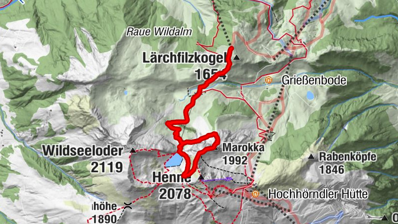 Klettersteig Marokka, C