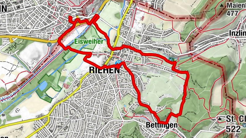 Altweil - Bettingen , Deutschland / Schweiz