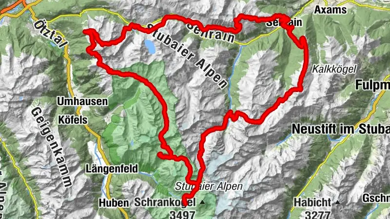 Sellrain Hut Circuit Route 2